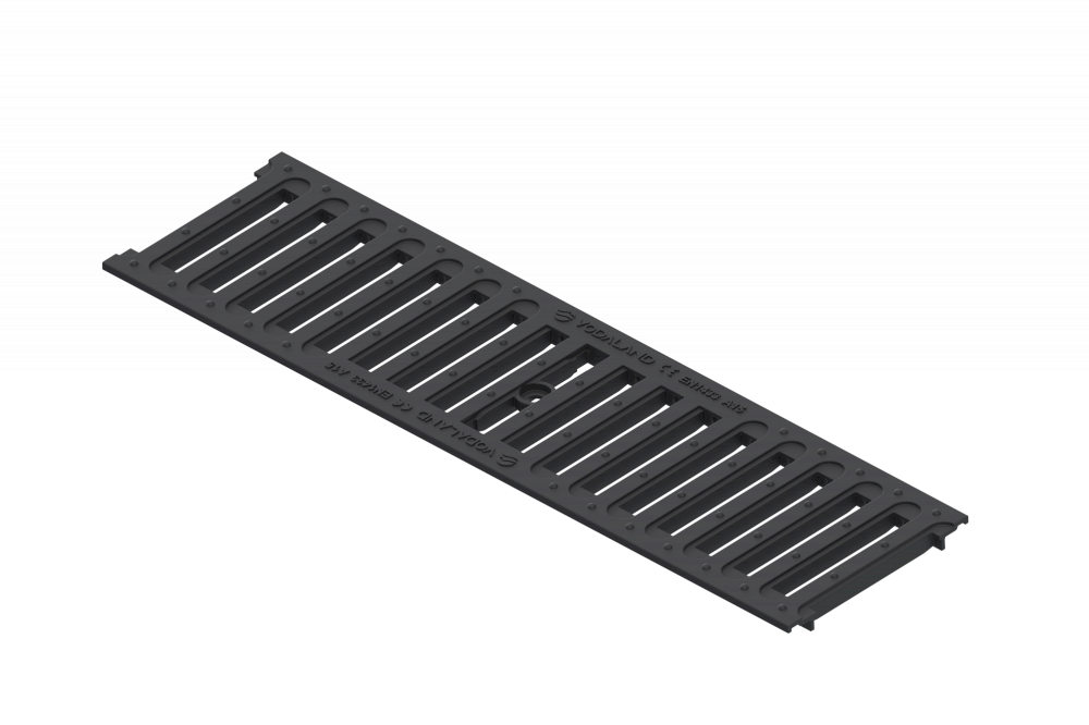 Решітка Base DN100 пластикова щілинна A15