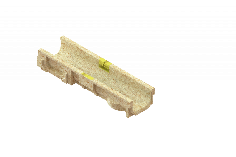 Лоток водовідвідний полімербетонний Base DN100 H80 0,5м C250
