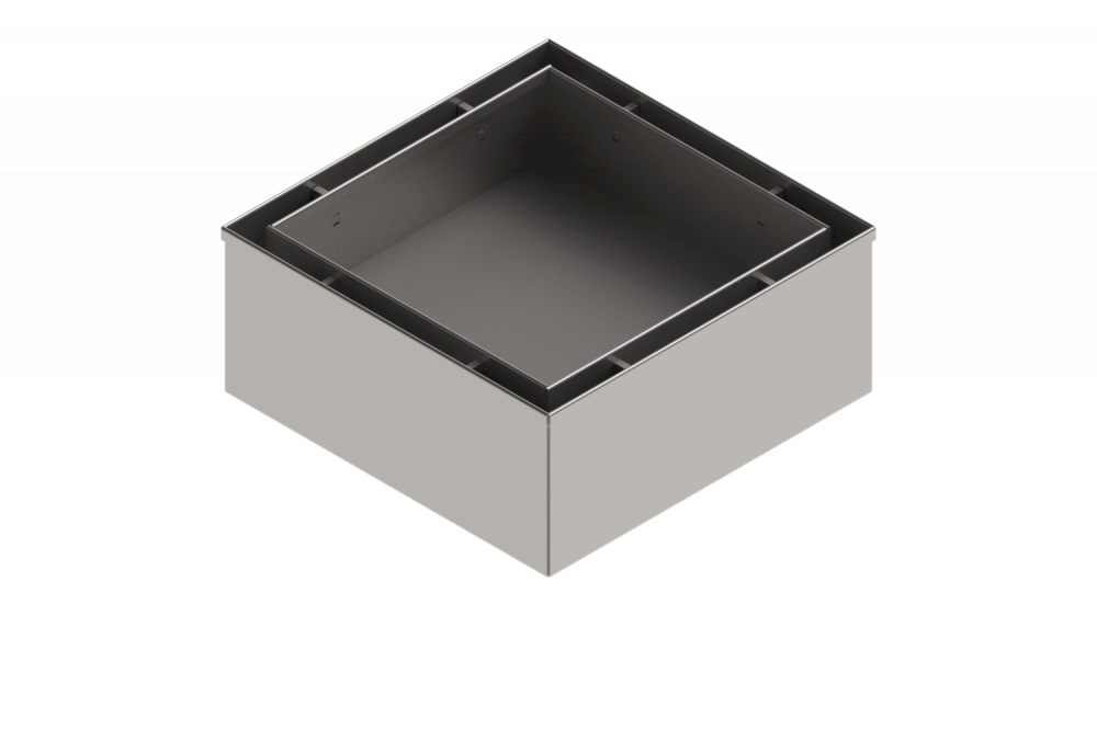 Крышка под наполнение со щелью Base 300х300 ОС C250 H125