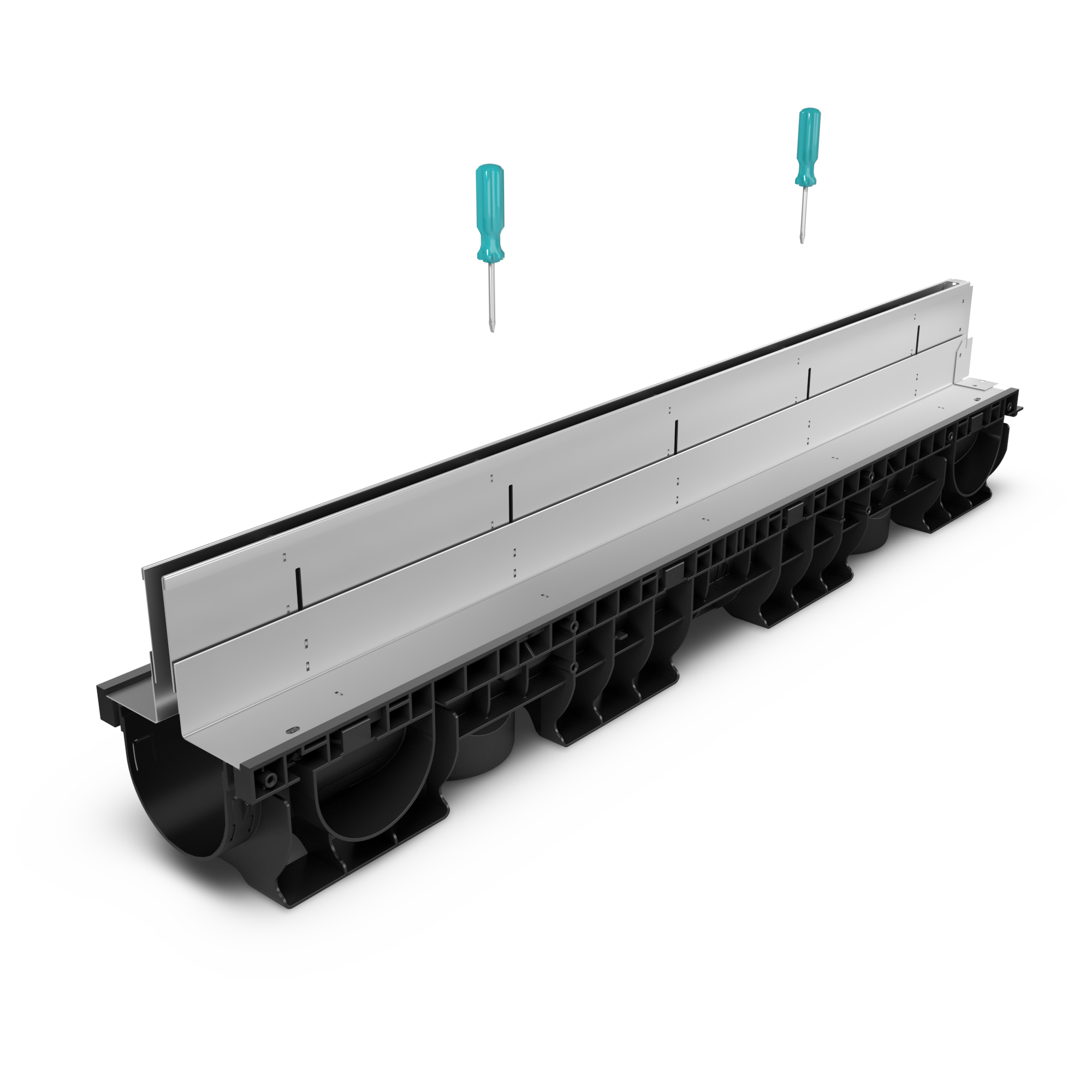 Насадка щілинна сталева оцинкована T-тип H100 Base DN100 A15-C250  фото - 4