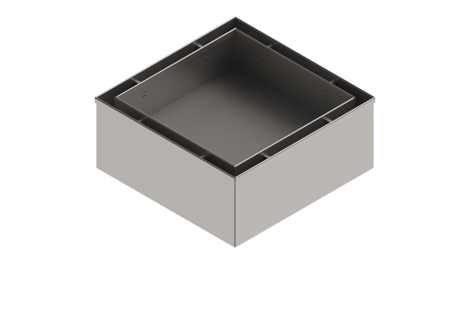 Крышка под наполнение со щелью Base 300х300 НС C250 H125 фото - 5
